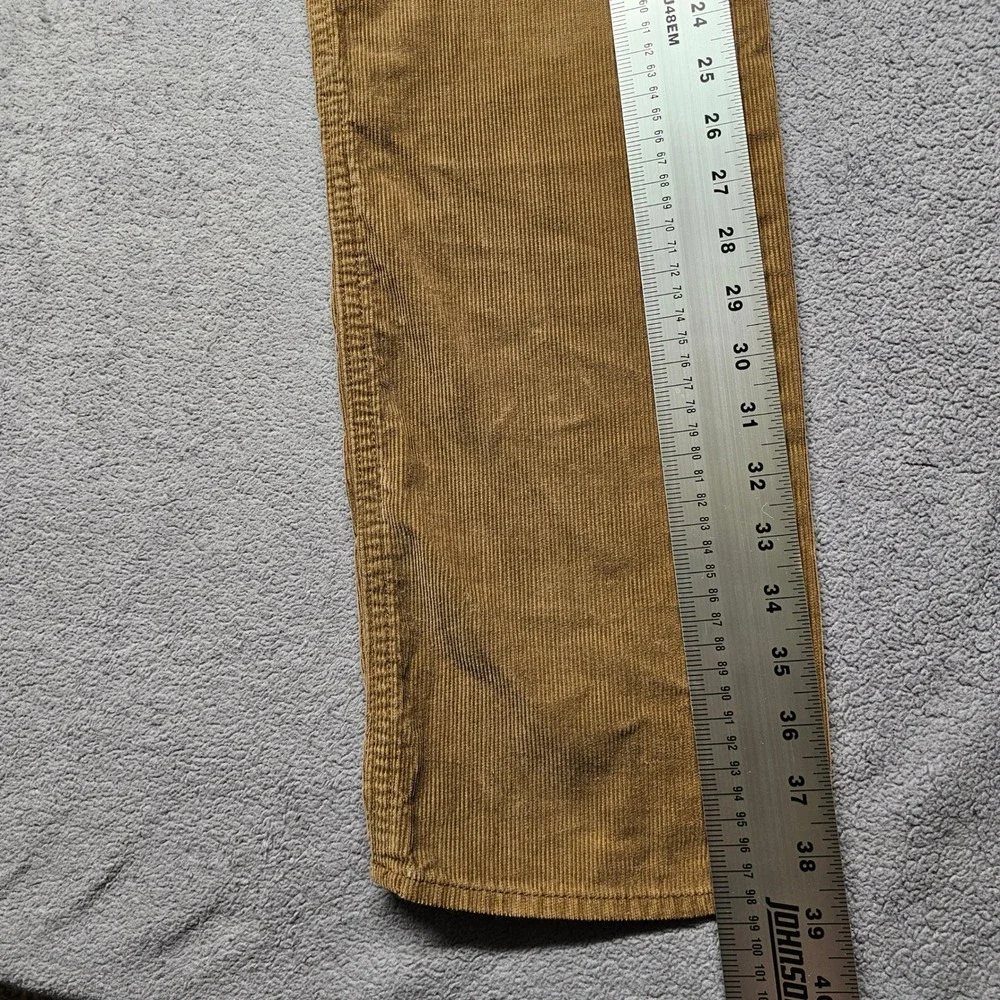 Banana Republic Mens 31x30 Corduroy‎ Pants Tan Pima Cotton Straight Leg 5-Pocket